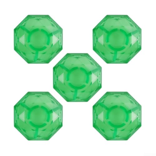 10er-Pack Gitarrenpedale zum Schutz von Fußschaltern und zur Unterstützung konsistenter Leistung auf E-Gitarren-Effektpedalen (Diamantgrün) von Aprilsunnyzone