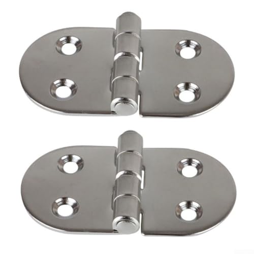 2 Edelstahl-Scharniere, 7,6 x 2,5 cm, entworfen, um rauen Umgebungen standzuhalten 2 Edelstahl-Scharniere, 7,6 x 2,5 cm, entworfen, um rauen Umgebungen standzuhalten von Aprilsunnyzone