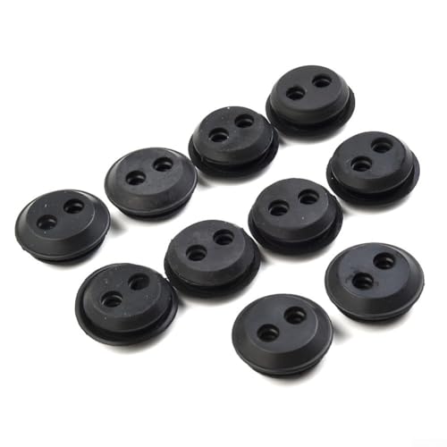 2-Loch-Tanktüllen-Set für Rasenmäher, 10 Stück Gummiteile 2-Loch-Tanktüllen-Set für Rasenmäher, 10 Stück Gummiteile von Aprilsunnyzone