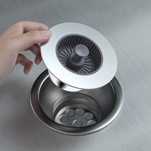 3-in-1 Ablaufstopfen für Küchenspüle mit effizientem Wasserablaufsystem (4 Stück) von Aprilsunnyzone