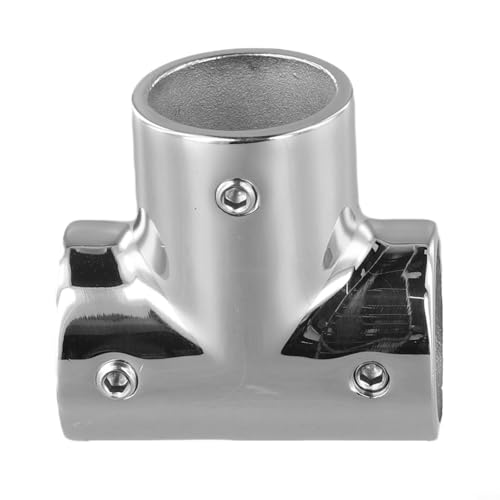 316 Edelstahl-Rohr-T-Verbindungsstück für Marine-Projekte, ideal für Bimini und andere Anwendungen im Freien (25 mm) von Aprilsunnyzone