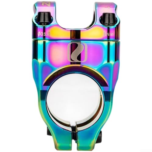 33 mm Aluminium-MTB-Fahrradvorbau, CNC-gefräst aus 6061-Legierung, leichte Lenkerklemme für 28 6 mm Lenker und 31 8 mm Lenker, verbesserte Kontrolle (bunt) von Aprilsunnyzone