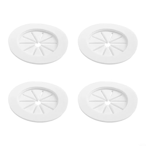 4-teiliges Schreibtisch-Kabelabdeckungs-Set, effektive Drahtmanagement-Lösung für Zuhause und Büro (weiß, 80 mm) von Aprilsunnyzone