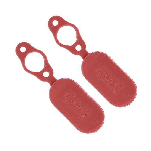 Abdeckkappe Verschluss für Ladeanschluss für Xiaomi Pro, Pro 2, 1S Elektroroller, Gummischutz gegen Staub und Sand (Rot) von Aprilsunnyzone