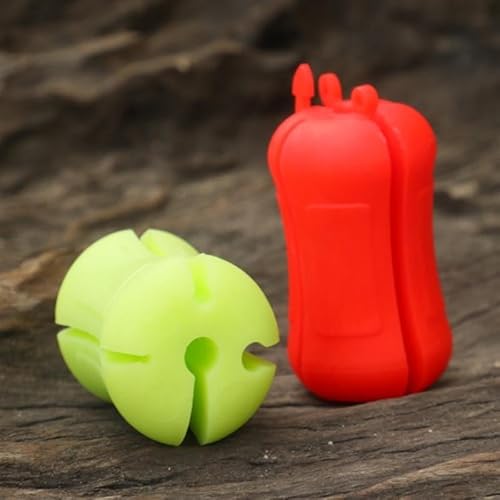 Angelruten-Zugball 2 Generation mit Hakenloch für effiziente Aufbewahrung und Transport von Köderruten, reduziert Rutenabrieb (grün) von Aprilsunnyzone