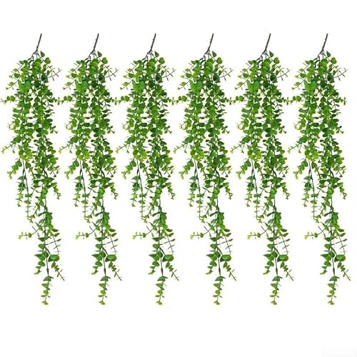 Aprilsunnyzone 6 x künstliche Rattan-Wanddekorationen für Hochzeit und Heimgebrauch, Garten, Innenhof, Außenwand-Verbesserung, 70 cm von Aprilsunnyzone