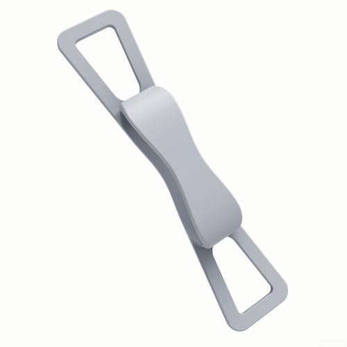 Aprilsunnyzone Bequeme Handschlaufe für Tablets – leichter Silikon-Griff für 11,9–20,3 cm E-Book-Telefone zum Lesen im Bett (grau) von Aprilsunnyzone