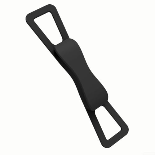Aprilsunnyzone Bequeme Handschlaufe für Tablets – leichter Silikon-Griff für 11,9–20,3 cm E-Book-Telefone zum Lesen im Bett (schwarz) von Aprilsunnyzone