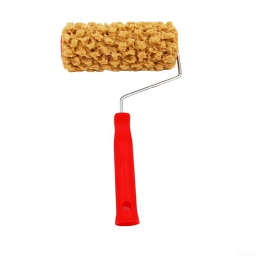 Aprilsunnyzone Farbroller für Wandmalerei/Wandfarbe mit Edelstahlkern und komfortablem, ergonomischem Griff für präzises und dauerhaftes Finish (M90C) von Aprilsunnyzone