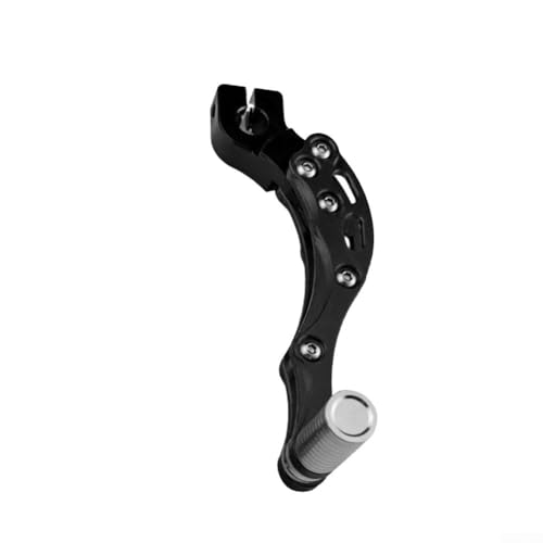 Aprilsunnyzone Motorrad CNC Aluminium Kickstarter Schalthebel Passform Klapppedal Anti-Rutsch-Griff (schwarz) von Aprilsunnyzone