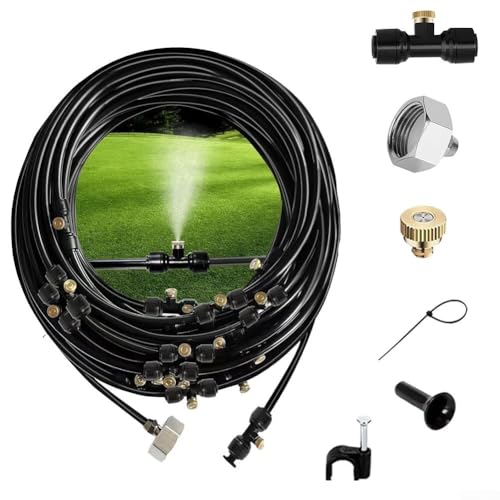 Aprilsunnyzone Outdoor Garten Hof Spray Bewässerung Set Hofnebel Kühlset für Gärten Terrasse Rasen Effiziente Bewässerung Einstellbares Spray Aprilsunnyzone Outdoor Garten Hof Spray Bewässerung Set Hofnebel Kühlset für Gärten Terrasse Rasen Effiziente Bewässerung Einstellbares Spray von Aprilsunnyzone