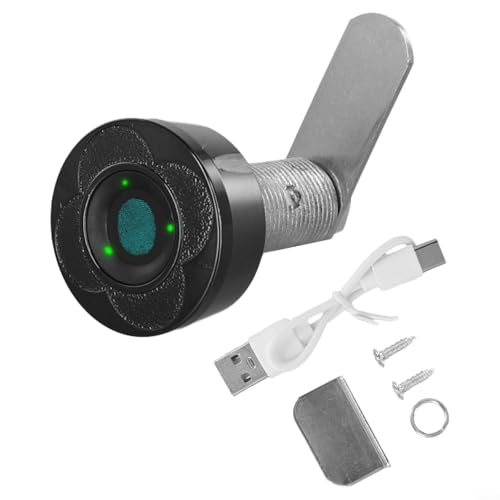 Aprilsunnyzone Staubabweisende Aluminium-Legierung, Schubladen-Sicherheit, mühelose Installation und schneller Zugriff durch intelligente Erkennungsfunktionen (20 mm schwarz) von Aprilsunnyzone