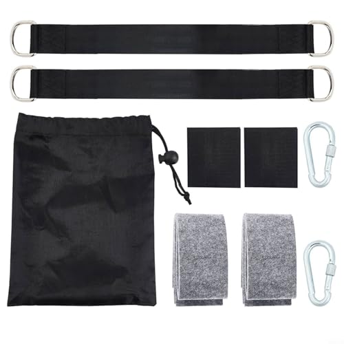 Aprilsunnyzone Swing Hanging Straps Set with D-Ring Carabiners Tree Protection Mats Heavy Duty for Garden Swings Hammocks Aprilsunnyzone Swing Hanging Straps Set with D-Ring Carabiners Tree Protection Mats Heavy Duty for Garden Swings Hammocks von Aprilsunnyzone