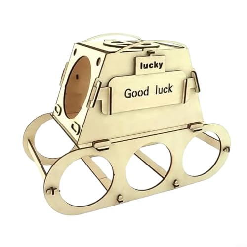 Aprilsunnyzone Weinflaschenhalter aus Holz in Tankform DIY Puzzle Lagerregal Montage Modell Desktop Display Stand Home Decor Aprilsunnyzone Weinflaschenhalter aus Holz in Tankform DIY Puzzle Lagerregal Montage Modell Desktop Display Stand Home Decor von Aprilsunnyzone