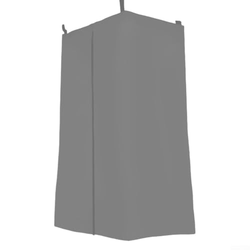 Aprilsunnyzone Wickelabdeckung für Boote, Sichtschutzzelt, mit Befestigungsmaterial, strapazierfähiges, wasserdichtes Polyester für den Außenbereich und tragbare Toilette, Privatsphäre (grau) von Aprilsunnyzone