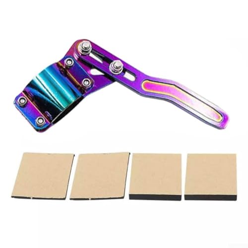 Auto-Blinker-Hebel-Verlängerung, Aluminium-Verlängerungsstange, passend für Durchmesser 18 bis 28 mm, verstellbare Position zwischen 30 und 100 mm Lenkradteil (bunt) von Aprilsunnyzone