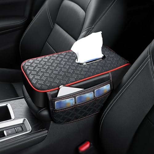 Auto-Kissen mit integriertem Taschentuchhalter, unverzichtbare 3-in-1-Handlauf-Lösung für Fahrer von Aprilsunnyzone