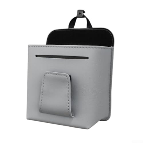 Auto-Luftauslass-Organizer mit faltbarem Design, tragbarer Autotür-Organizer für Brillen, Handys, Stifte und Karten, hält den Autoinnenraum ordentlich und ordentlich (grau) von Aprilsunnyzone