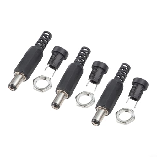 DC Power Panel Mount Connectors 20PCS Set (10 Male & 10 Female) for 12V Applications with Secure Installation Features (DC 5.5 * 2.1mm) von Aprilsunnyzone