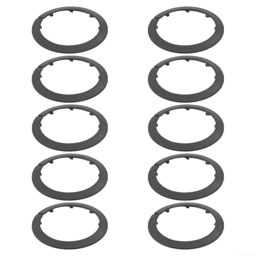 Dekoratives Rohrabdeckungs-Set mit Drainagerohren, Gasrohren, Wasserhahnabdeckungen und Wandlochabdeckungen aus PP für langfristige Nutzung (für 75 mm) von Aprilsunnyzone