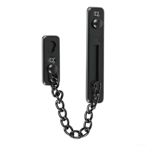 Efficient For Home Security Chain Door Guard Constructed from SUS304 Stainless Steel Materials (Black) von Aprilsunnyzone