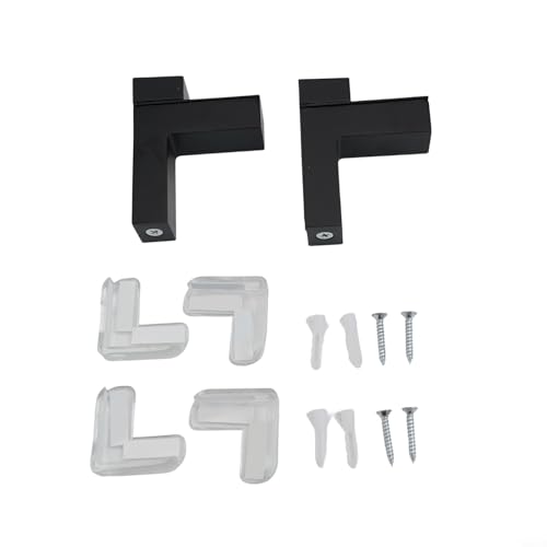 Effiziente Organisation von Regalen mit transparenten Gummi-Ecken und Klemmhalter-Set von Aprilsunnyzone
