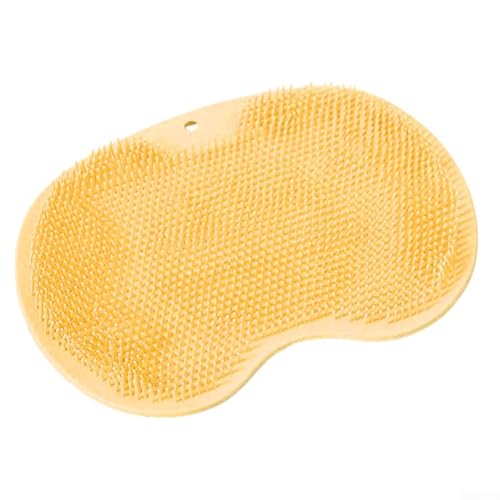 Ergonomische Badebürste zum Schrubben von Rücken und Füßen, einfach zu bedienen und zu reinigen Funktionen (gelb) von Aprilsunnyzone