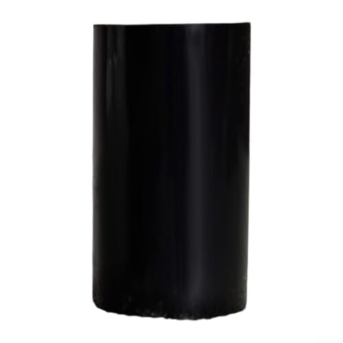 Ersatzhülse für Billardqueue aus solidem transparentem Kunststoff, 14 mm Durchmesser, geeignet für Billard- und Snooker-Queue-Spitzen, kompatibel mit den meisten Queues (schwarz) von Aprilsunnyzone