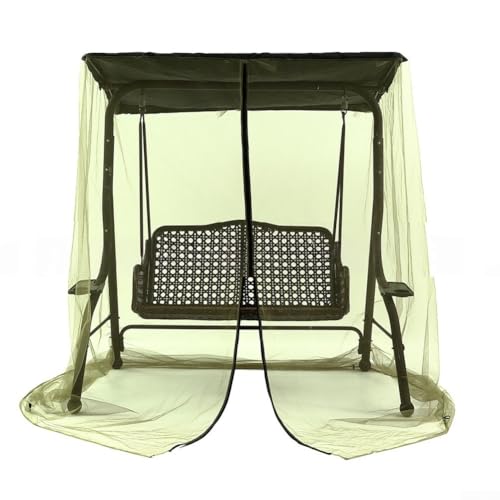 Fliegenabdeckung für Außenbereiche, genießen Sie die Natur ohne Insektenunterbrechungen mit einfachem Zugang Design (schwarz) von Aprilsunnyzone