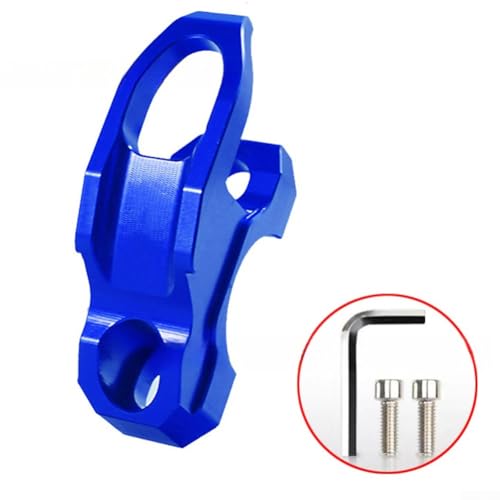 Für Honda PCX 125 150 160 Scooter Aluminiumlegierung Helm Haken Klemme Tasche Halter und einfach zu ersetzen (blau) von Aprilsunnyzone