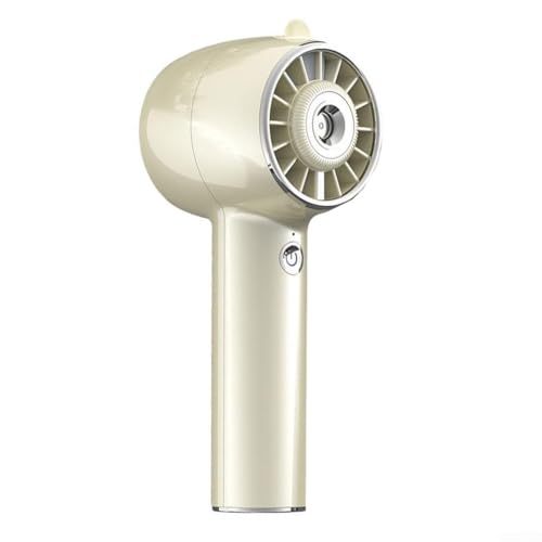 Handventilator mit Sprühfunktion, tragbarer Halbleiterventilator liefert erfrischenden Nebel und kraftvollen Luftstrom für den persönlichen Gebrauch (Gold) von Aprilsunnyzone