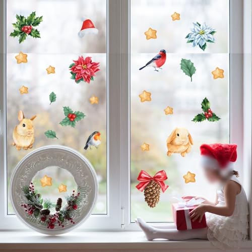 HolidFor ay WFor All Sticker for Christmas For As with Sturdy PVC, Suitable For Application For Wall For All For And Window To Add WFor Armth For And Festive von Aprilsunnyzone