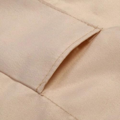Hollywoodschaukel-Abdeckung für den Garten, leistungsstarkes, wasserdichtes Material (Beige) von Aprilsunnyzone