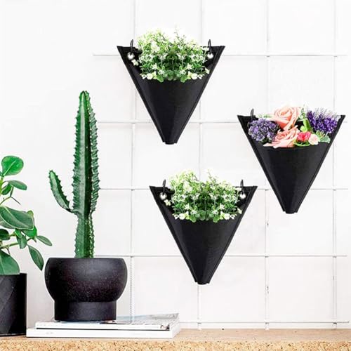 Kompakte vertikale Pflanzgefäße für den Garten, um den Platz in Wohnungen oder kleineren Wohnbereichen mit Leichtigkeit zu optimieren (A) von Aprilsunnyzone