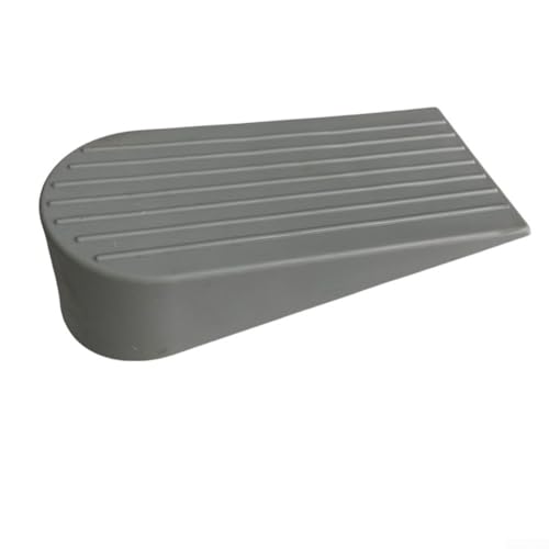 Leicht zu handhabende, extra große TPR-Türstopper, ideal für jeden Ort, 2 Stück (grau) von Aprilsunnyzone