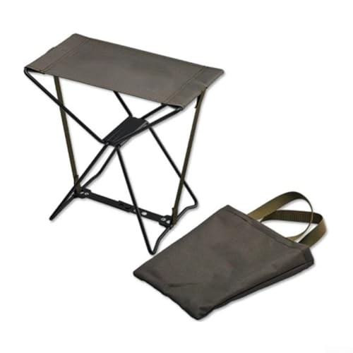 Leicht zu transportierender Campinghocker mit stabilem Aluminium-Design für Entspannung im Freien (grün) von Aprilsunnyzone
