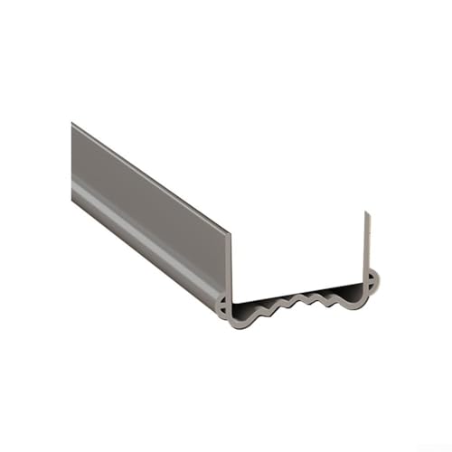 Leistungsstarke, geräuschblockierende Türdichtungsstreifen, flexibles Design, aus PVC-Material, leicht zu schneiden (grau) von Aprilsunnyzone
