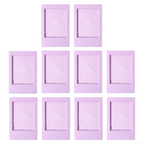 Mini-Bilderrahmen für Fujifilm für Instax, hergestellt zum Schutz und Präsentieren Ihrer geschätzten Bilder, Violett, 10 Stück Mini-Bilderrahmen für Fujifilm für Instax, hergestellt zum Schutz und Präsentieren Ihrer geschätzten Bilder, Violett, 10 Stück von Aprilsunnyzone
