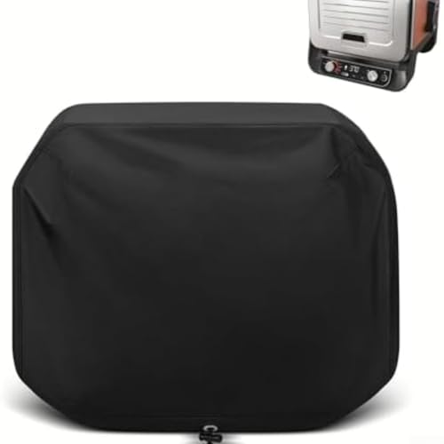 Outdoor-Grillabdeckung für Woodfire OO101 Serie Pizzaofen, wasserdichtes 600D Oxford-Polyester mit winddichten sicheren Gurten und Kordelzug für kleine Tischgrills von Aprilsunnyzone