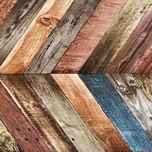 PVC Imitation Holzmaserung Tapete für moderne Heimdekoration, wasserdicht und schrubbbar, geeignet für mehrere Innenräume, nicht selbst, 0 53 * 9 5M (C) von Aprilsunnyzone