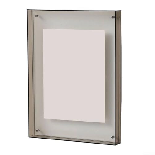 Personalisierbarer Acryl-Bilderrahmen für persönlichen Stil, verschönern Sie Ihr Schlafzimmer oder Wohnzimmer Dekor (grau) von Aprilsunnyzone