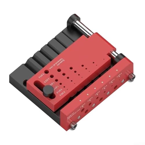 Positionierungsmodul Zentrierbohrer Werkzeug Dübel Jig Locator mit Konstruktion für präzises Bohrlochbohren für Rundstangen (T0012) von Aprilsunnyzone