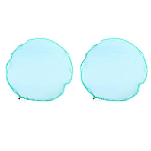 Regentonnen-Netzabdeckungen für Wasserspeicher, verstellbar, 95 cm, Nylon-Netz, um Blätter, Zweige, Käfer und Kleintiere sicher zu blockieren (grün) von Aprilsunnyzone