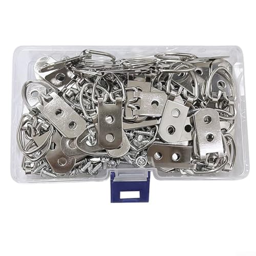 Robuste D-förmige Haken zum Aufhängen von Bilderrahmen und Wanddekoration, ohne sichtbare Markierungen, für Heim-Styling und Veranstaltungen, 50 Stück Robuste D-förmige Haken zum Aufhängen von Bilderrahmen und Wanddekoration, ohne sichtbare Markierungen, für Heim-Styling und Veranstaltungen, 50 Stück von Aprilsunnyzone