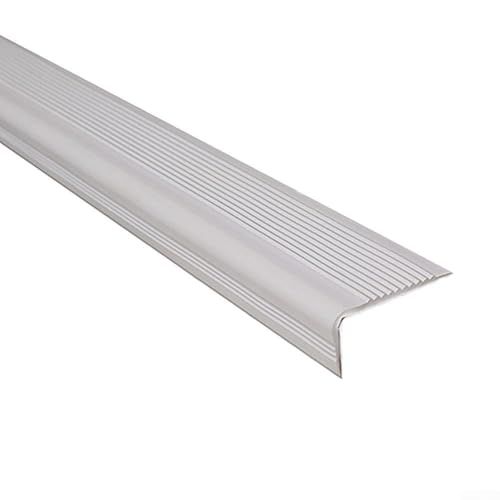 Rutschfester Kantenschutz für Treppen, 2 m, bietet verbesserte Sicherheitsmerkmale und stilvolles Aussehen für Ihr Zuhause oder Geschäft (grau) von Aprilsunnyzone