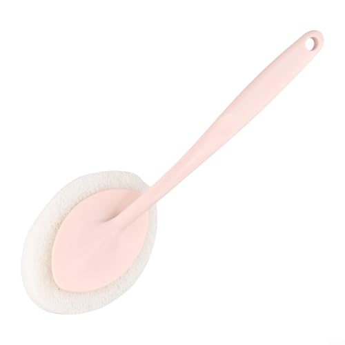 Scheuerbürste mit langem Griff zur effizienten Reinigung von Haushaltsoberflächen (Rosa) von Aprilsunnyzone
