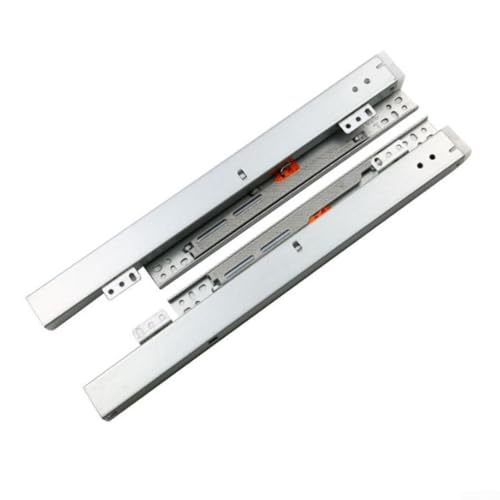Schlanke Unterflur-Schubladenschienen, entworfen, um schwere Lasten zu unterstützen, perfekte Passform für Büro und Zuhause (25,4 cm) von Aprilsunnyzone
