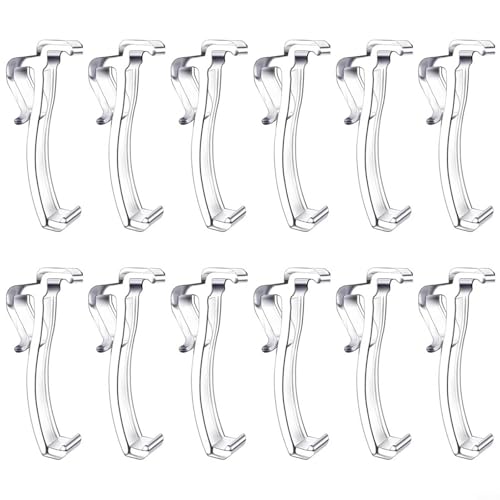 Set mit 12 transparenten Kunststoff-Jalousienklammern, 2 12,7 cm Teile für vertikale Jalousien, flexibel und einfach zu bedienen Set mit 12 transparenten Kunststoff-Jalousienklammern, 2 12,7 cm Teile für vertikale Jalousien, flexibel und einfach zu bedienen von Aprilsunnyzone