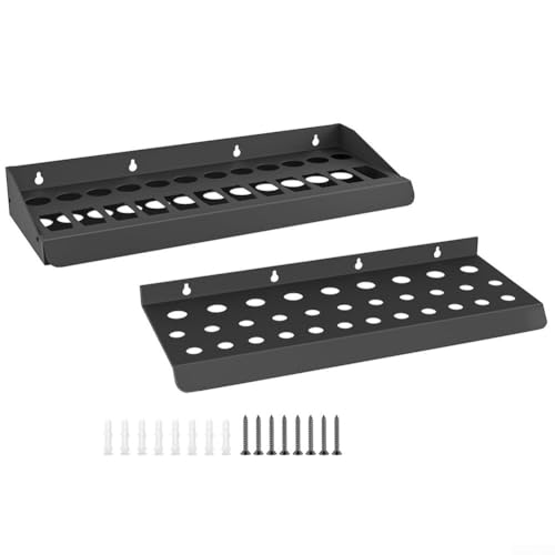 Set mit 2 robusten Metall-Werkzeugregalen für die Organisation von Schraubendrehern und Zangen, ausgestattet mit Montagematerial für einfache Installation in der Werkstatt Set mit 2 robusten Metall-Werkzeugregalen für die Organisation von Schraubendrehern und Zangen, ausgestattet mit Montagematerial für einfache Installation in der Werkstatt von Aprilsunnyzone