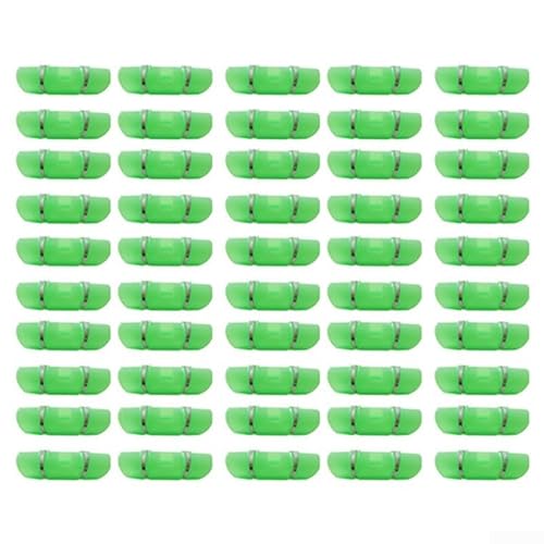 Set mit 50 Stück für Gewächshaus-Folienklemmen für stabile Gartenunterstützung und Strukturorganisation von Aprilsunnyzone